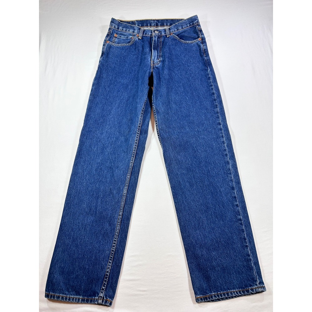 Levis 550 Relaxed Fit Jeans Medium Blue Wash W34 L34 Denim Pants